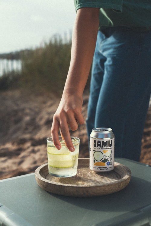 Refreshing Cucumber & Pineapple Premium Soda