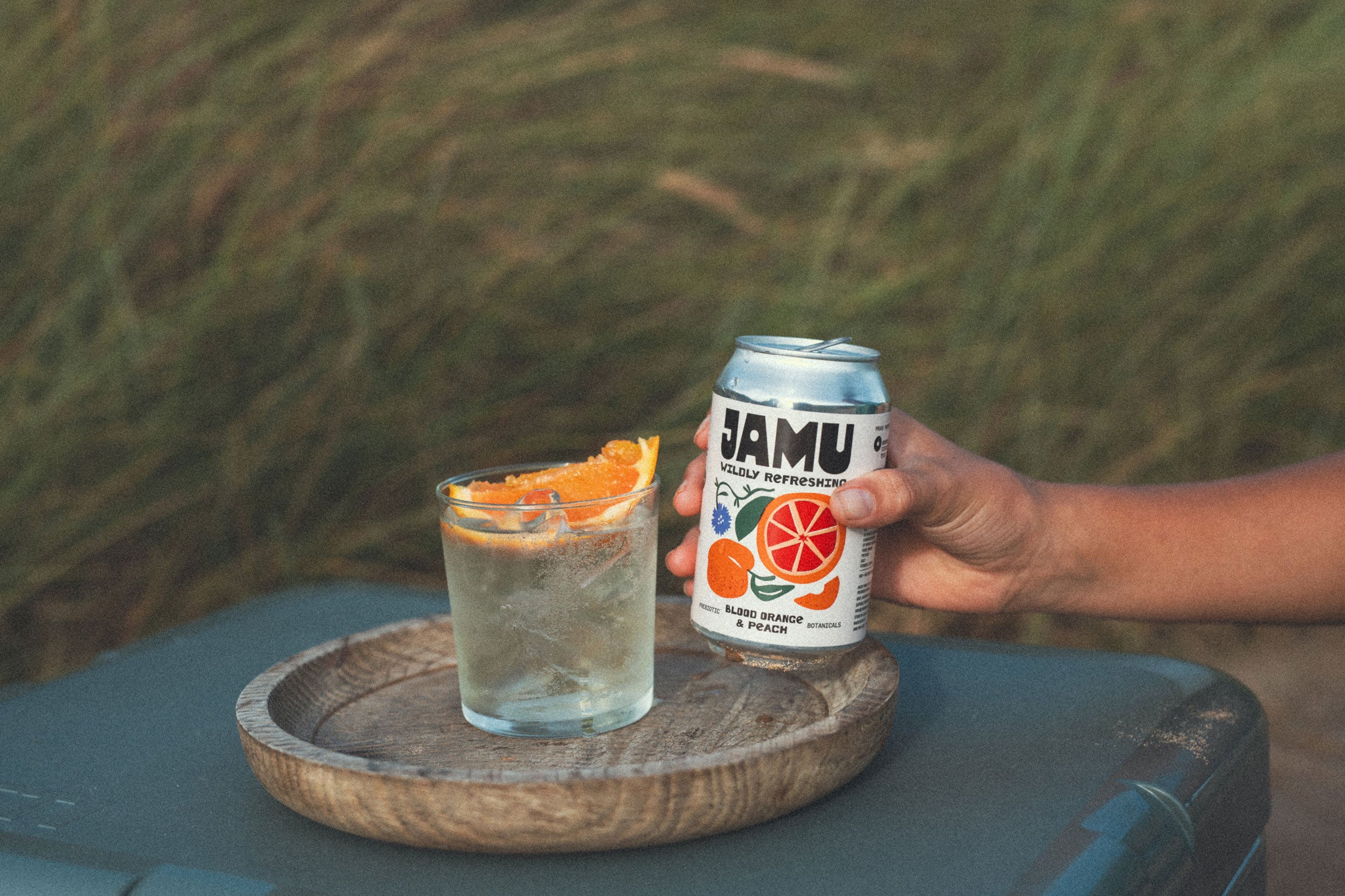 Tangy Blood Orange & Peach Premium Soda – JAMU